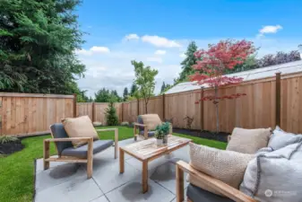 Great Patio Space off the lower level.