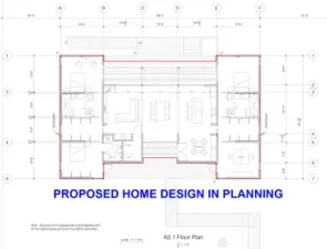 Proposed New Residence - Floorplan