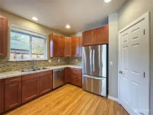 Stainless Steel Appliances - West Facing Window over the Sink