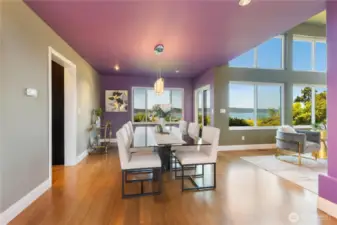 Formal dining room with easy access from kitchen.