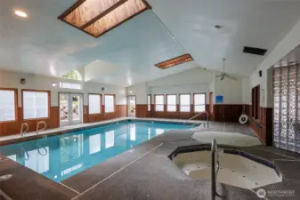 Relax & unwind in the in-door pool, hot tub and sauna.