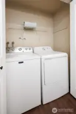 Washer & dryer are included.