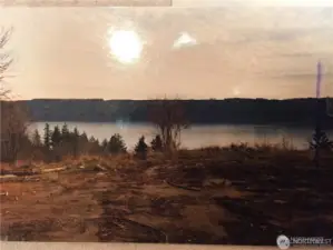 sunset view from cleared spot