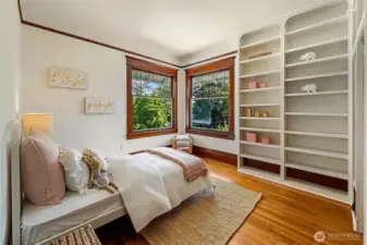 One of four bedrooms on the 2nd floor - this one is found in the NE corner.