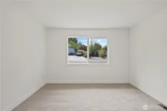 Additional space with a closet that would be perfect for a home office, hobby room or additional bedroom.