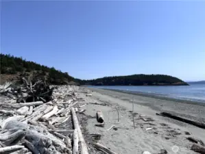 Local beach offers miles for exploring and beachcombing