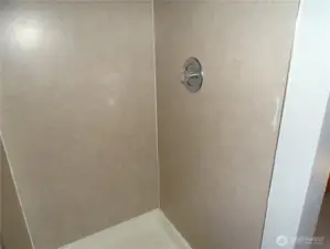 Shower in 3/4 Bath-Laundry Room