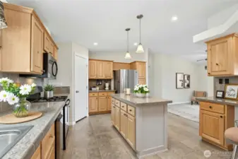 AI generated virtual Staging. Kitchen