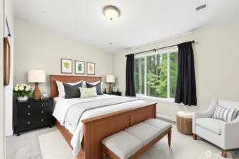 AI generated virtual Staging.Bedroom 3
