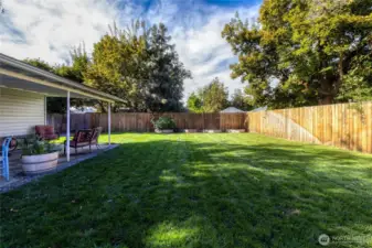 Fully Fenced Backyard