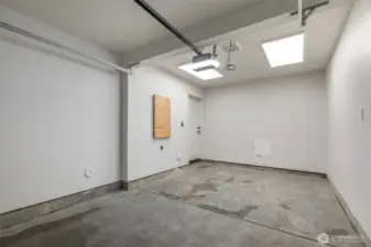 Attached Garage on lower floor