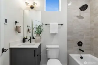 Photo is model unit 6510, second bathroom on upper floor