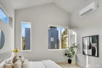 All bedrroms have mini split for both heating and cooling