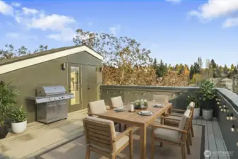 Spacious Roof Top deck