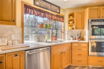 Large oversized kitchen.