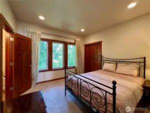 The second main floor bedroom also has its own attached bathroom.