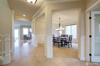 Spacious formal dining room ideal for entertaining family and friends.