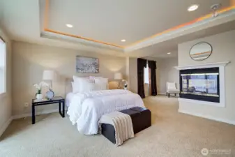 Beautiful primary bedroom