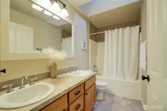 Full bathroom upstairs