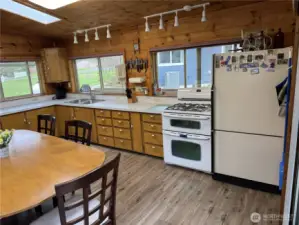 Tiny home is a kitchen/entertaining room