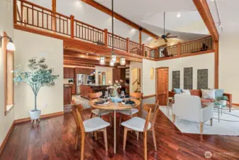 Main level view, great for entertaining!