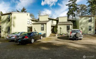 Two dedicated spaces in front of your unit #3