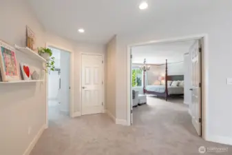 Double door entrance to the primary suite.