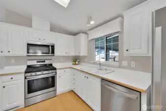 Plenty of storage and counter space for everyday living.