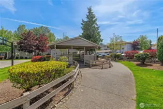 Community outdoor gathering space/gazebo