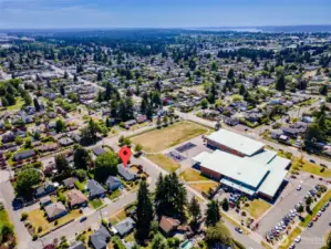 Jefferson Elementary is across the street.