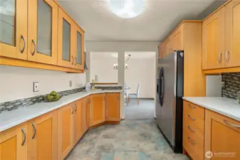 Beautiful spacious kitchen.