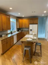 Plenty of room with the Kitchen Island