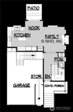 Main Floor plan. Floor plan is conceptual and may vary during construction. Dimensions, layout, and features are approximate and subject to change without notice.