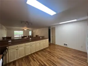 Looking into living area from Kitchen