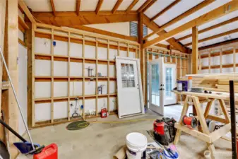 Tools and building material included in sale