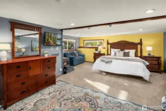 Downstairs suite with it's own bathroom