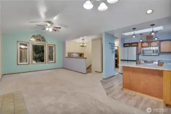 Living Room & Kitchen Space