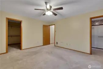 Master bedroom has ensuite