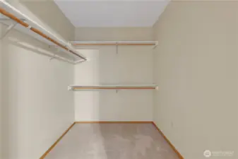 Master bedroom closet