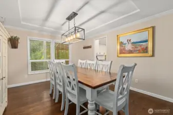 Newer windows throughout the home.