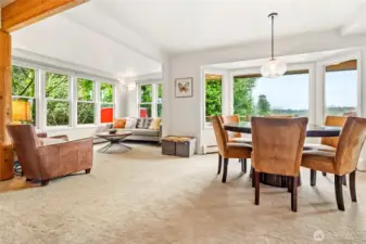 open floor plan with tons of natural light