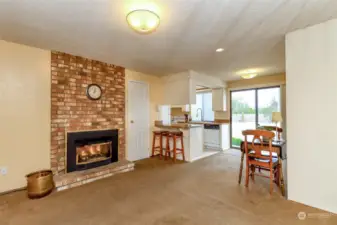You'll luv the Living Room with a 2nd fireplace.