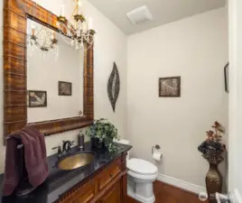 Main floor powder room