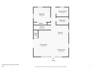 Thoughtfully designed main level with spacious open living, primary bedroom and bath, plus a functional laundry room.