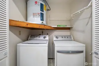 Upstairs washer/dryer.