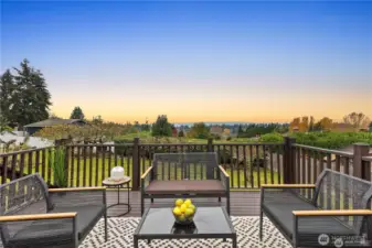 Enjoy the beautiful sunsets from your deck