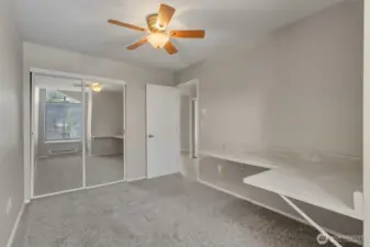 Bedroom #2 with large closet