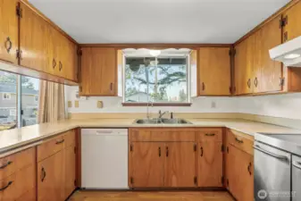 Lots of cabinet space