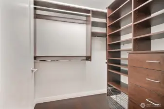 Generous Walk-in Closet