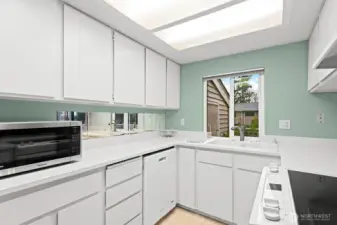 Updated Kitchen with Quartz countertops